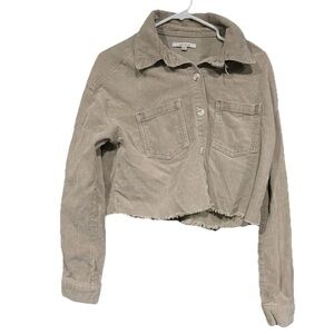 Pacsun Cropped Corduroy Button Jacket Size XS/S